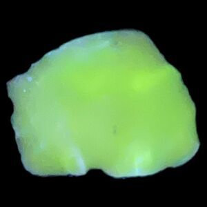 Lime Green Swirl Art Glass Cullet Glowing Manganese‎ Slag Glass #5GL34